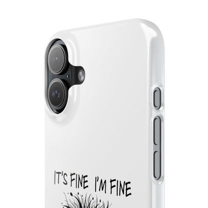 Funny Cat  - Slim phone Case