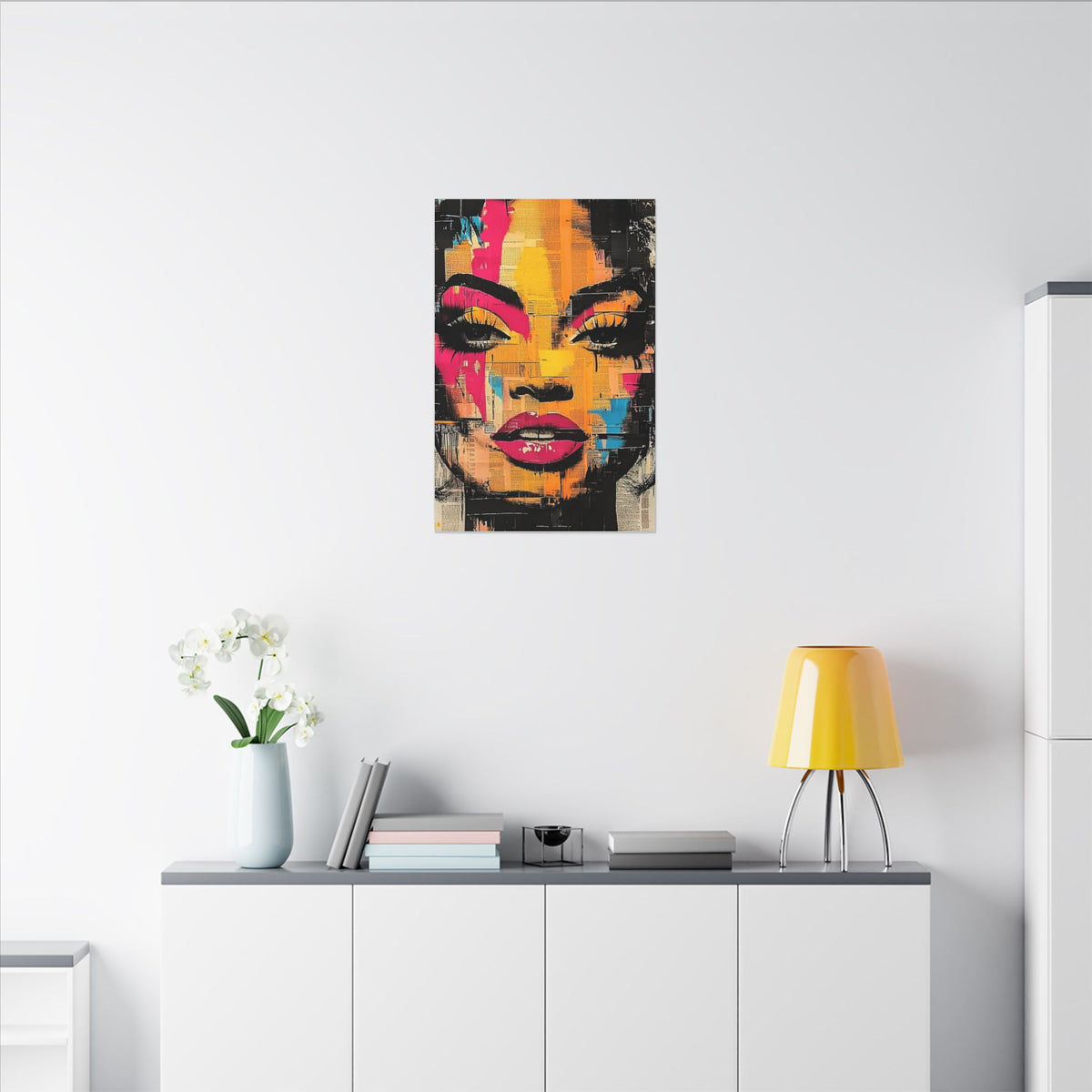 Canvas Wall Art - Retro Pop Culture Women 1