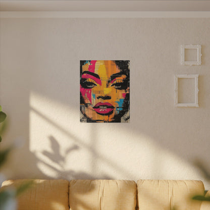 Canvas Wall Art - Retro Pop Culture Women 1