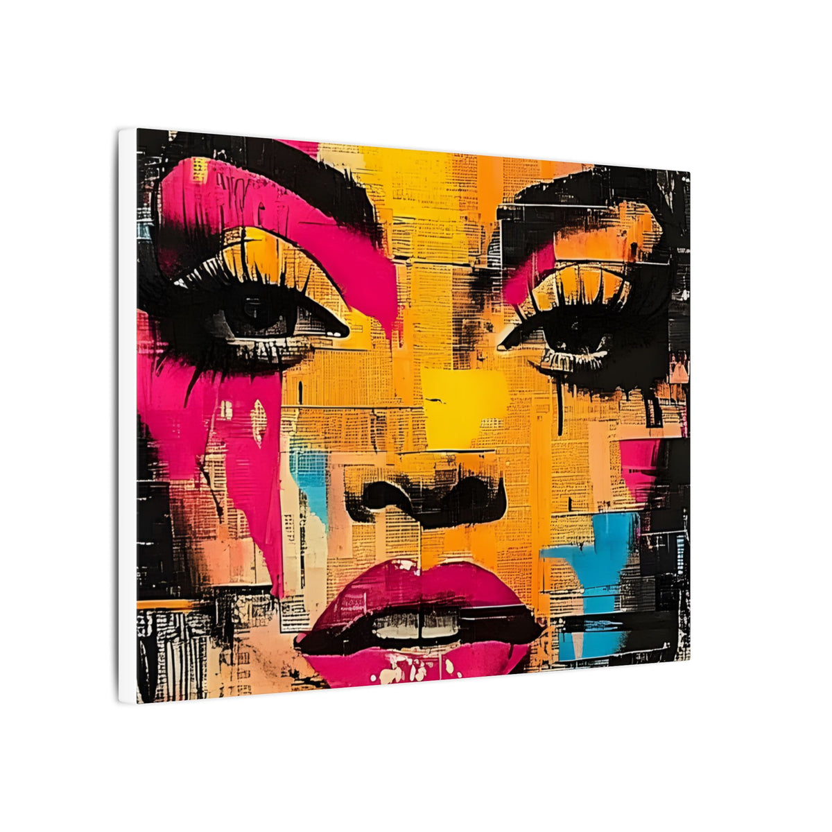 Canvas Wall Art - Retro Pop Culture Women 1