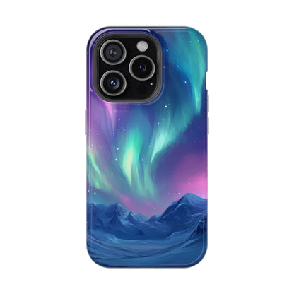 Aurora Borealis Impact-Resistant Phone Case - Colorful Northern Lights Design-2