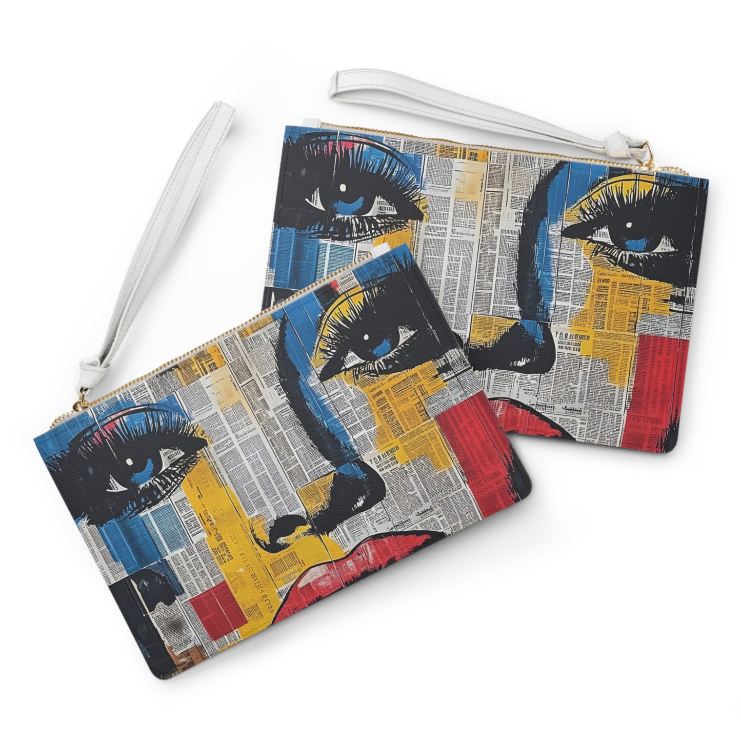Retro Pop Culture Woman 17 Artistic Clutch Bag