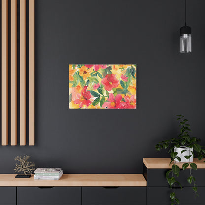 Floral Matte Canvas