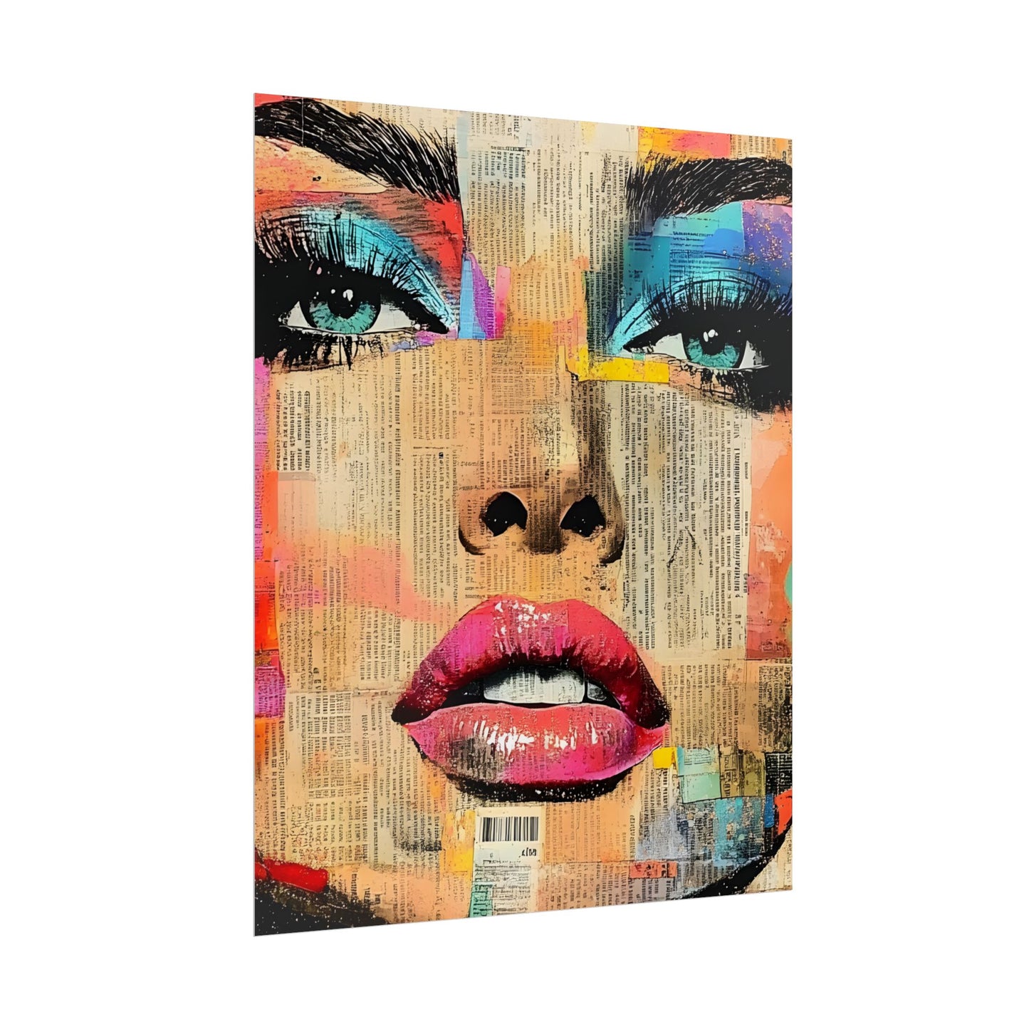 Retro Pop Culture Woman 12 , wall art, Art lovers poster