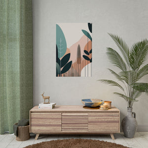 Mid- century nature design poster