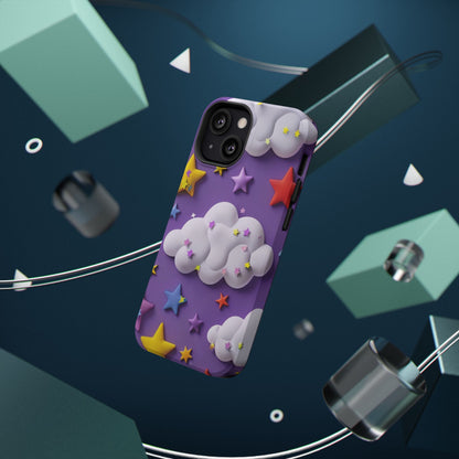 Colorful Cloud & Star Phone Case