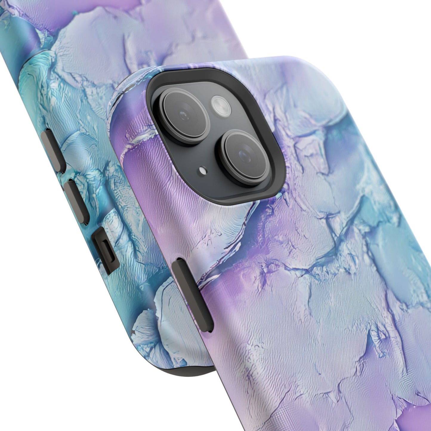 Vibrant Impact-Resistant Phone Case - Colorful Texture Design