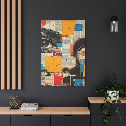 Canvas Wall Art -  Retro Pop Culture woman 4