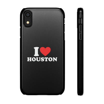 I Love Houston Snap Case Phone Cover