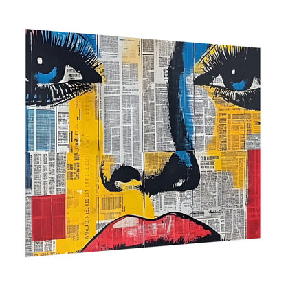 Poster Wall Art - Retro Pop Culture Woman 18 Comic Book Style