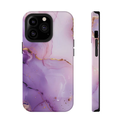 Elegant Purple Marble iPhone Case