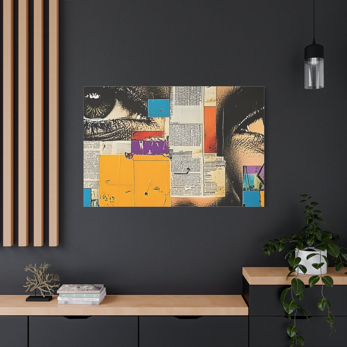 Canvas Wall Art -  Retro Pop Culture woman 4