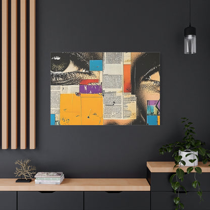 Canvas Wall Art -  Retro Pop Culture woman 4
