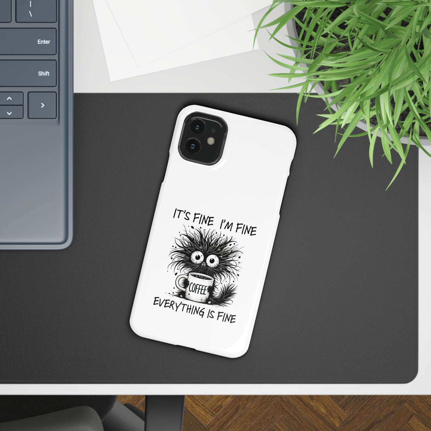 Funny Cat  - Slim phone Case
