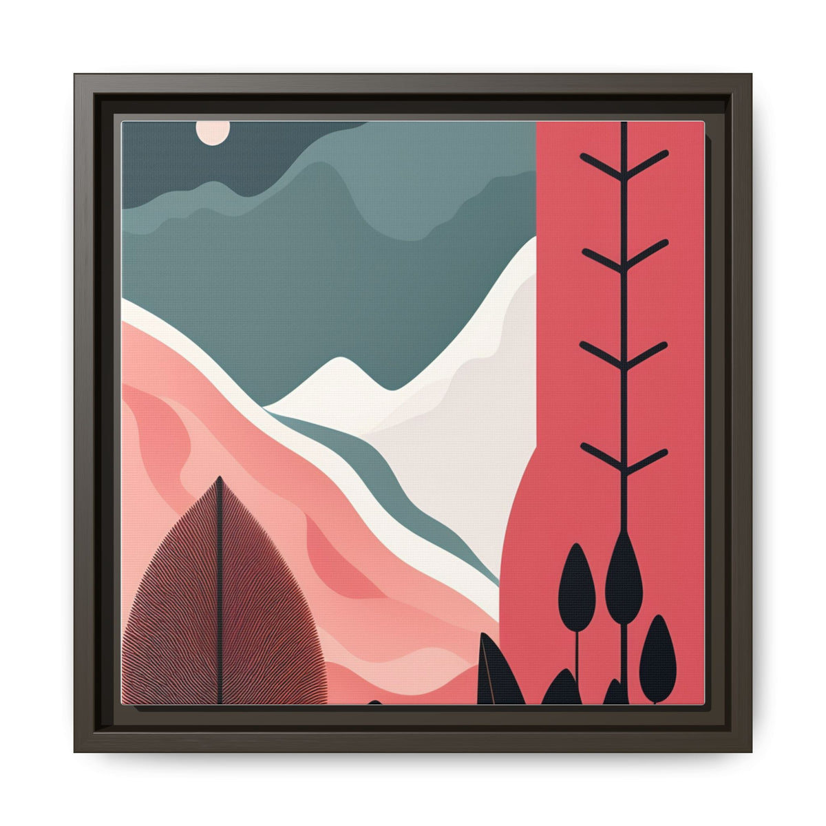 Matte Canvas, Framed (Multi-color)