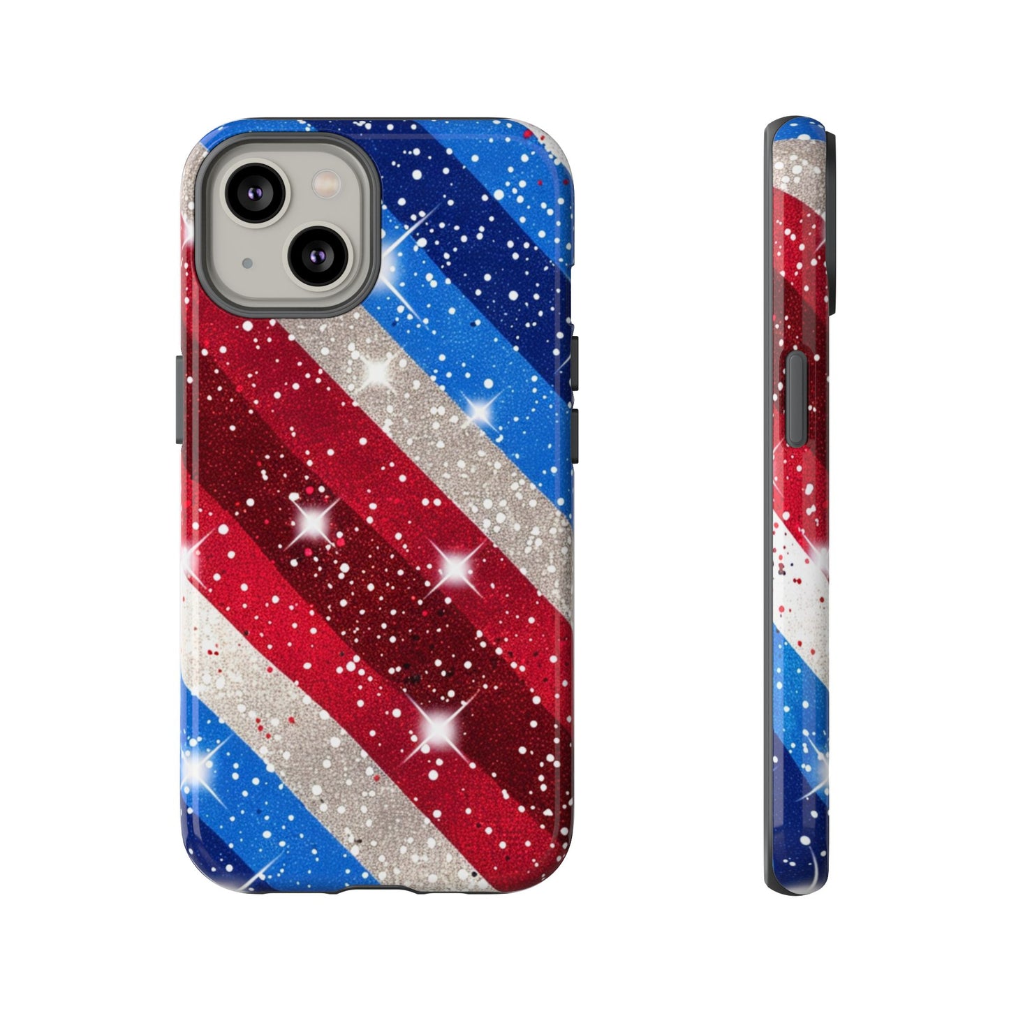 Glittery Patriotic Phone Case - Tough Cases