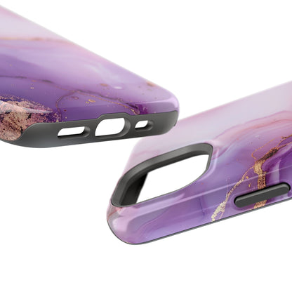 Elegant Purple Marble iPhone Case