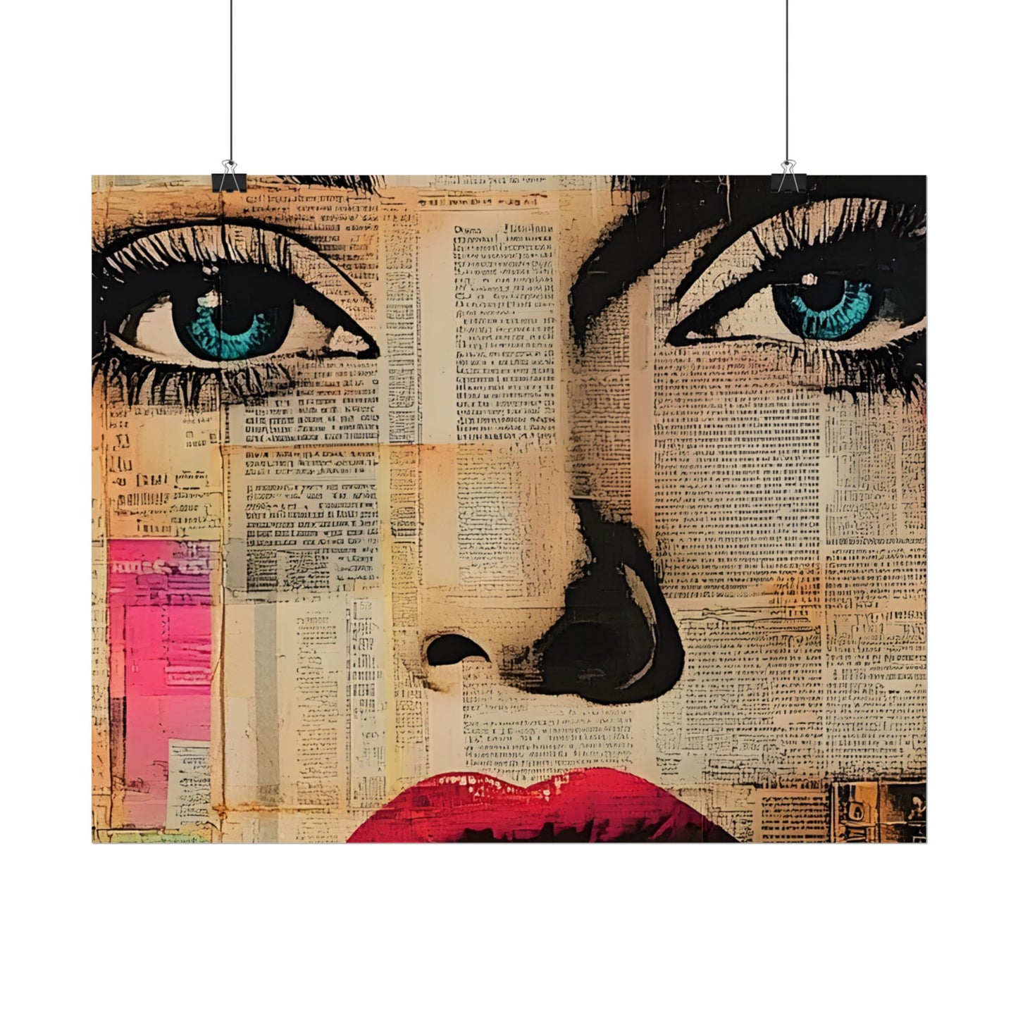 Retro Pop Culture Woman Poster 13 ,  Comic Wall Art