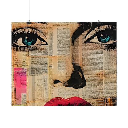 Retro Pop Culture Woman Poster 13 ,  Comic Wall Art