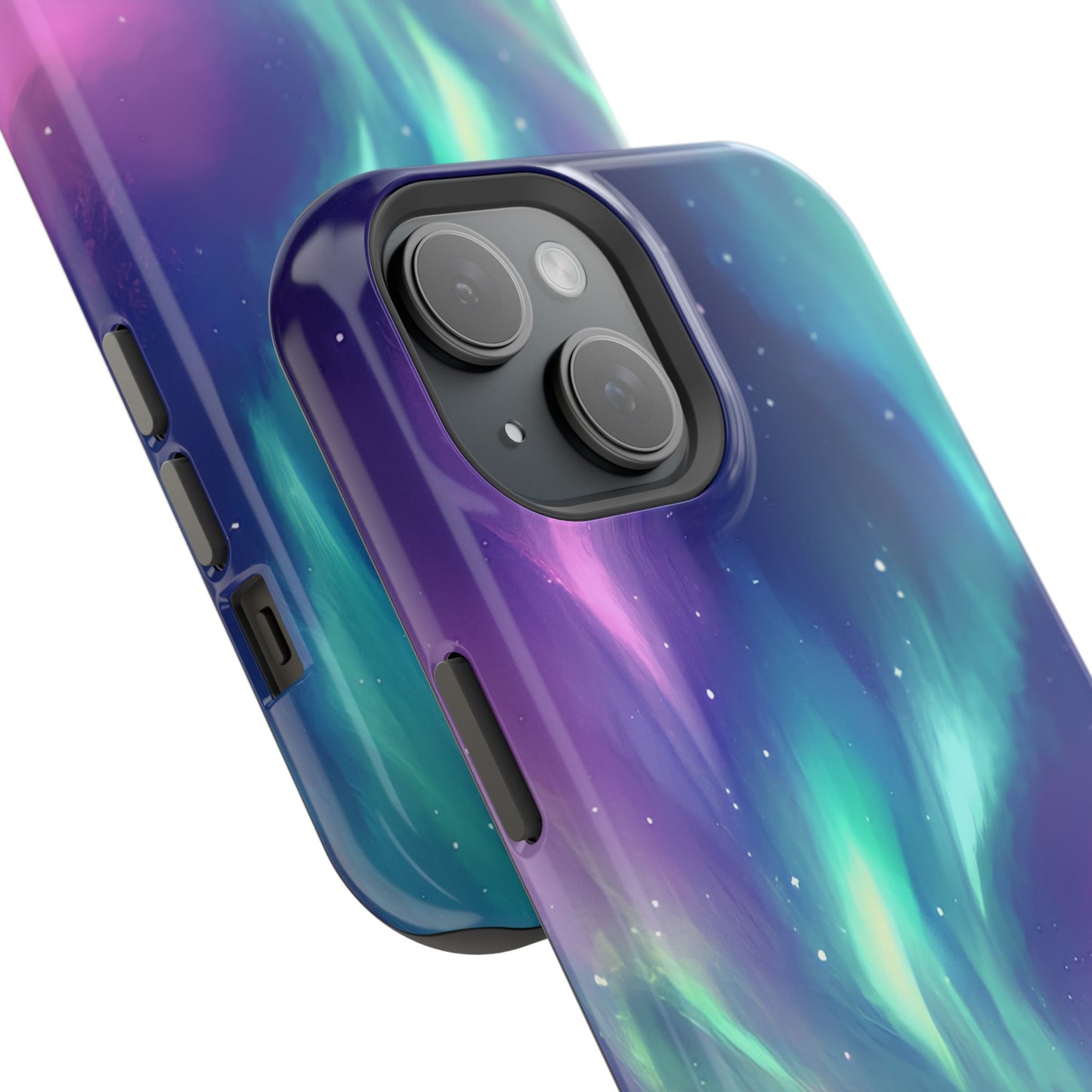 Aurora Borealis Impact-Resistant Phone Case - Colorful Northern Lights Design-2