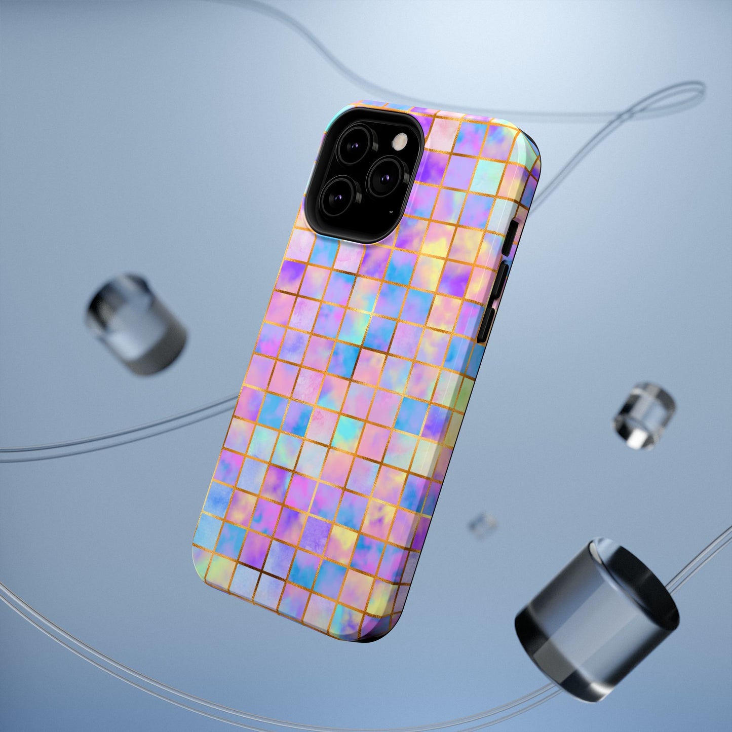 Colorful Mosaic Impact-Resistant Phone Case