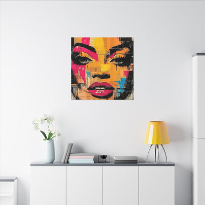 Canvas Wall Art - Retro Pop Culture Women 1
