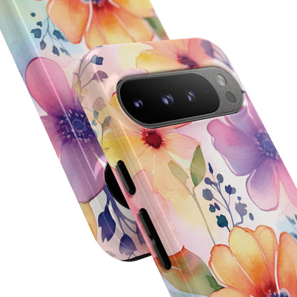 Floral Tough Case for Google Pixel- theme 1