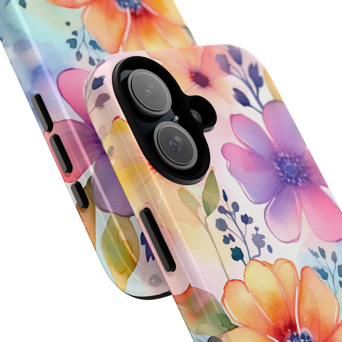 Phone Case - Spring Flower Watercolor Tough Case