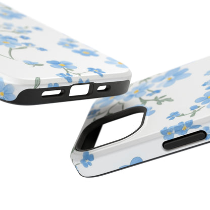 Blue Flower Design Floral Phone Case