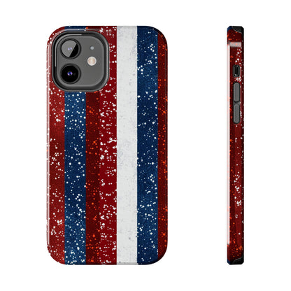 Patriotic Glitter Tough Phone Case