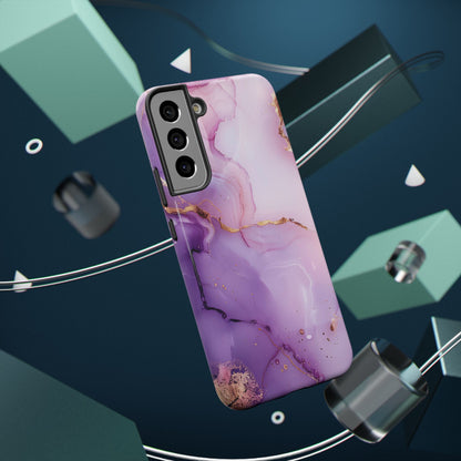 Elegant Purple Marble iPhone Case