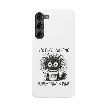 Funny Cat  - Slim phone Case