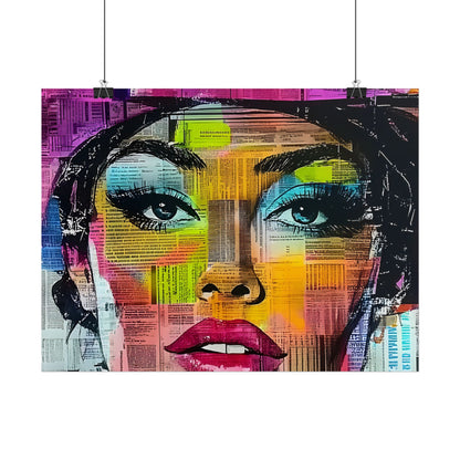 Retro Pop Culture Woman 9 - Wall Art, Retro Art
