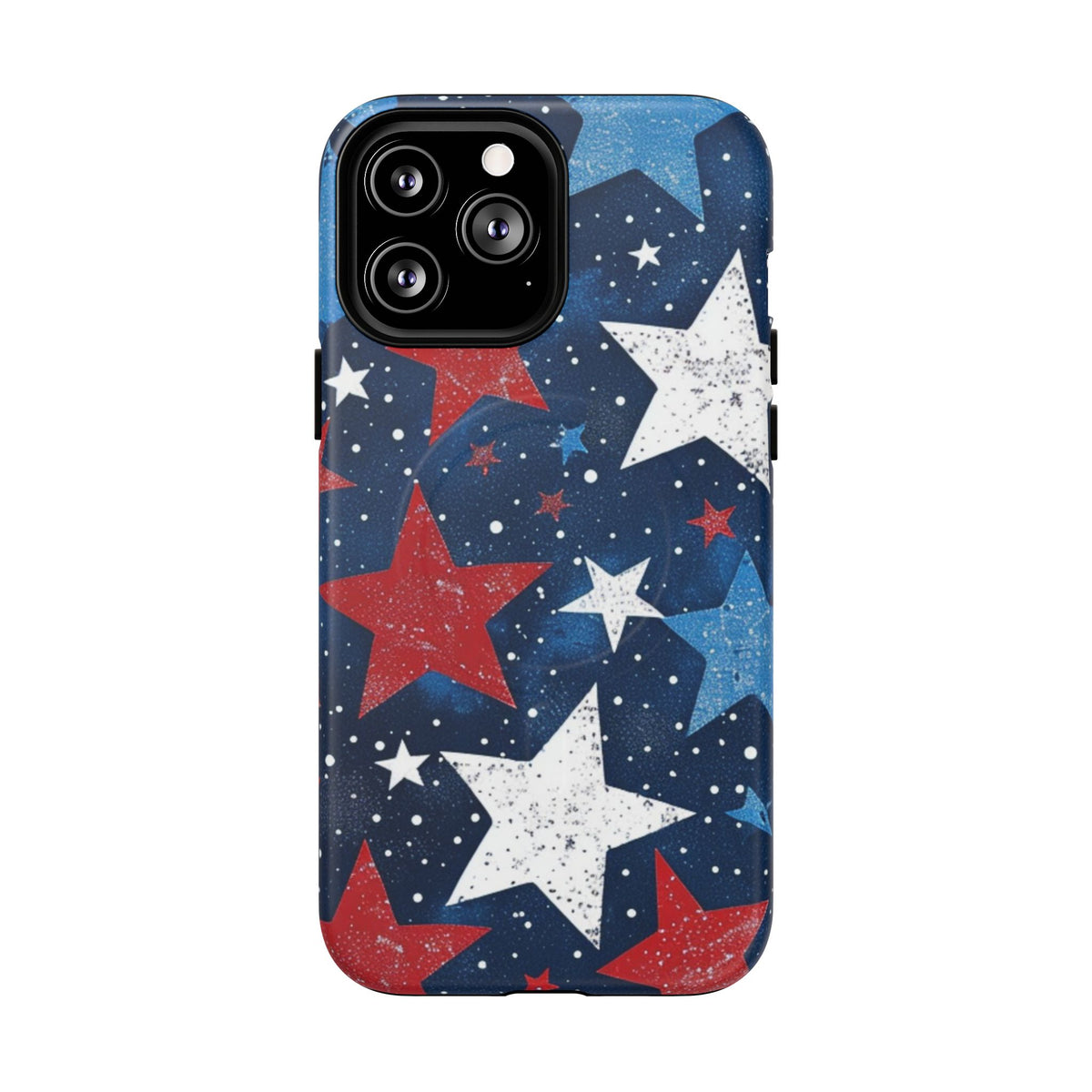 Stars & Stripes Impact-Resistant Phone Case  -Tough Magnetic iPhone Cover