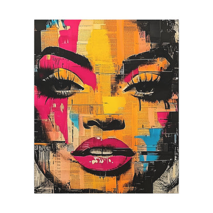 Canvas Wall Art - Retro Pop Culture Women 1