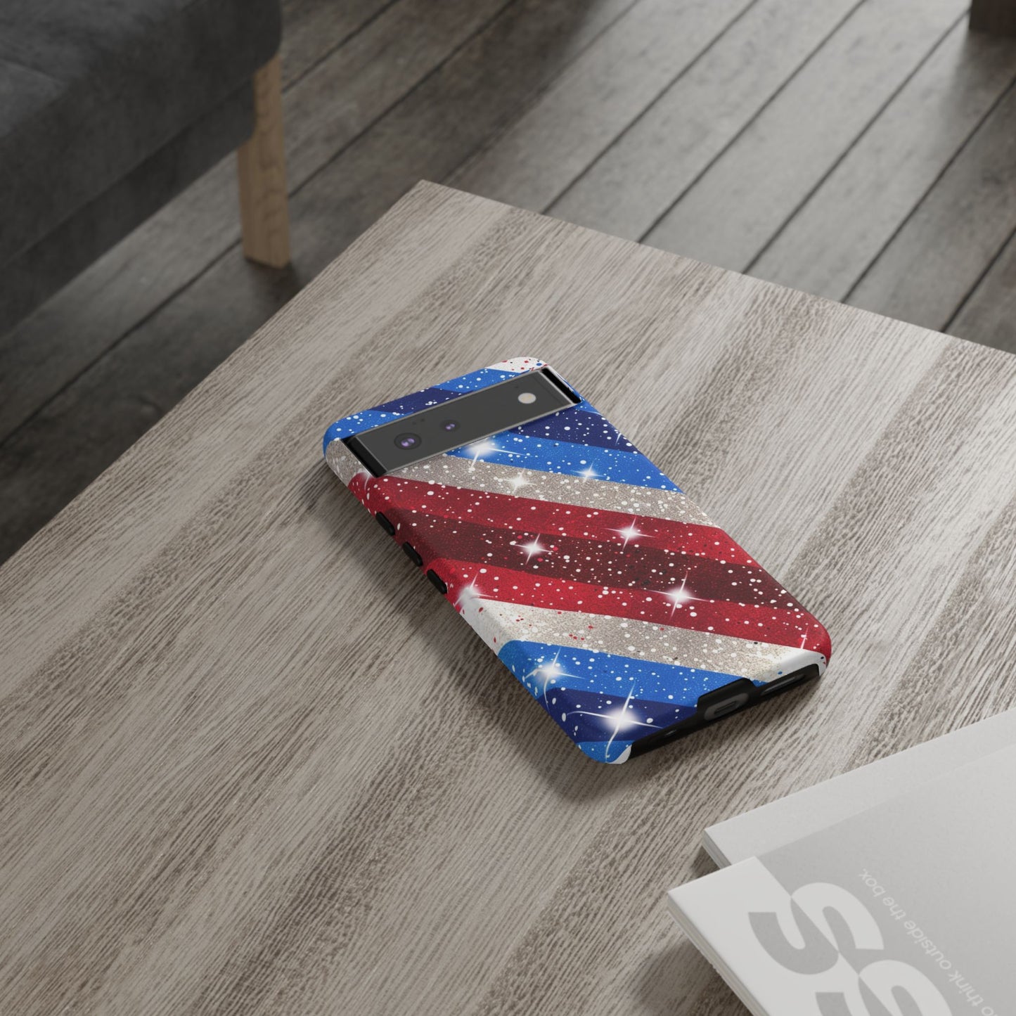 Glittery Patriotic Phone Case - Tough Cases
