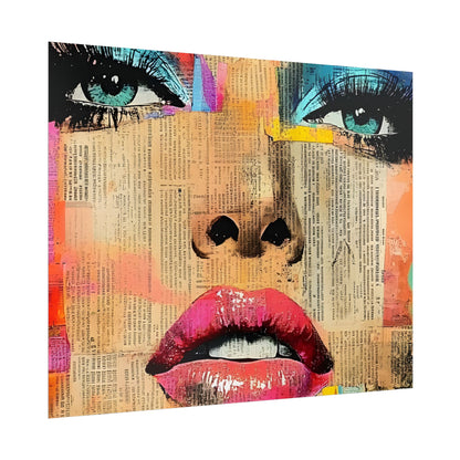 Retro Pop Culture Woman 12 , wall art, Art lovers poster
