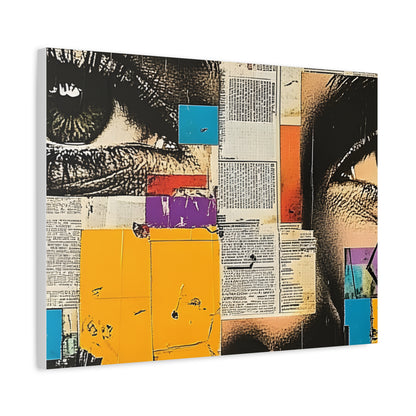 Canvas Wall Art -  Retro Pop Culture woman 4