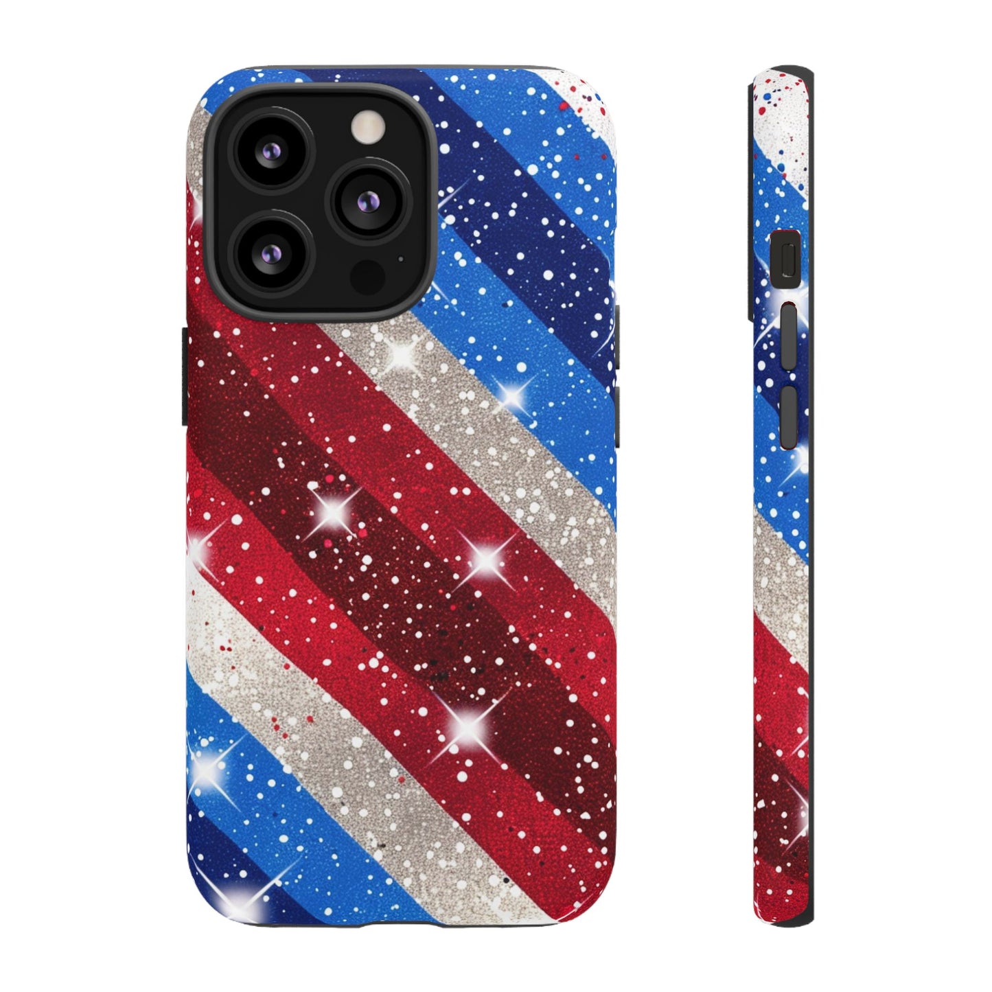 Glittery Patriotic Phone Case - Tough Cases