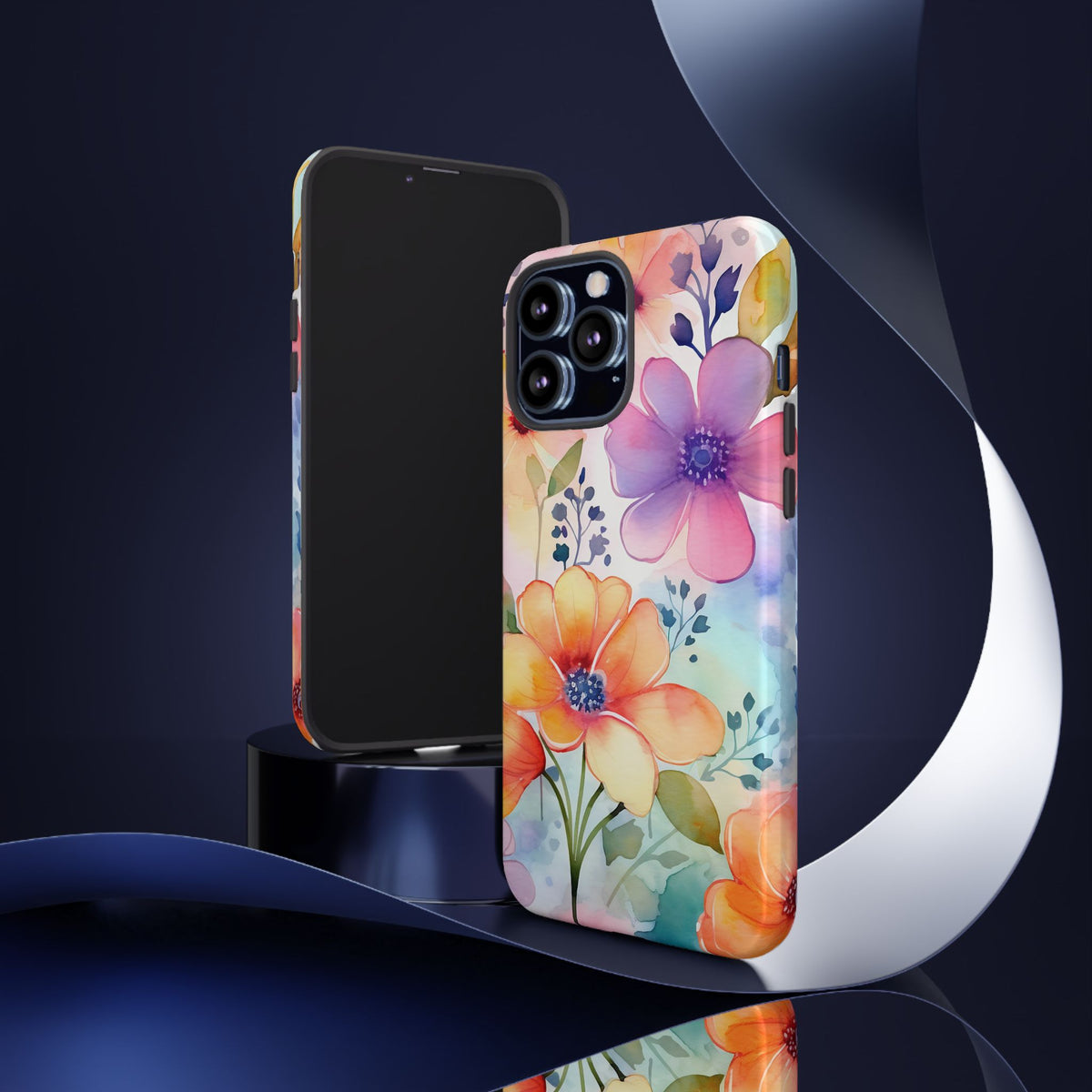 Phone Case - Spring Flower Watercolor Tough Case