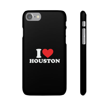 I Love Houston Snap Case Phone Cover