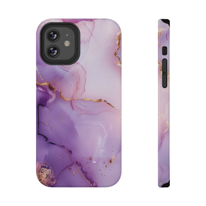 Elegant Purple Marble iPhone Case