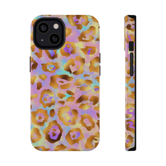 Leopard Print Impact-Resistant Phone Case