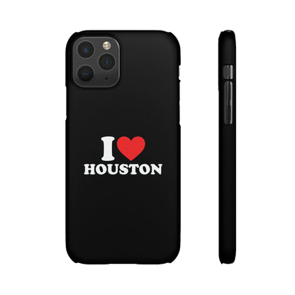 I Love Houston Snap Case Phone Cover
