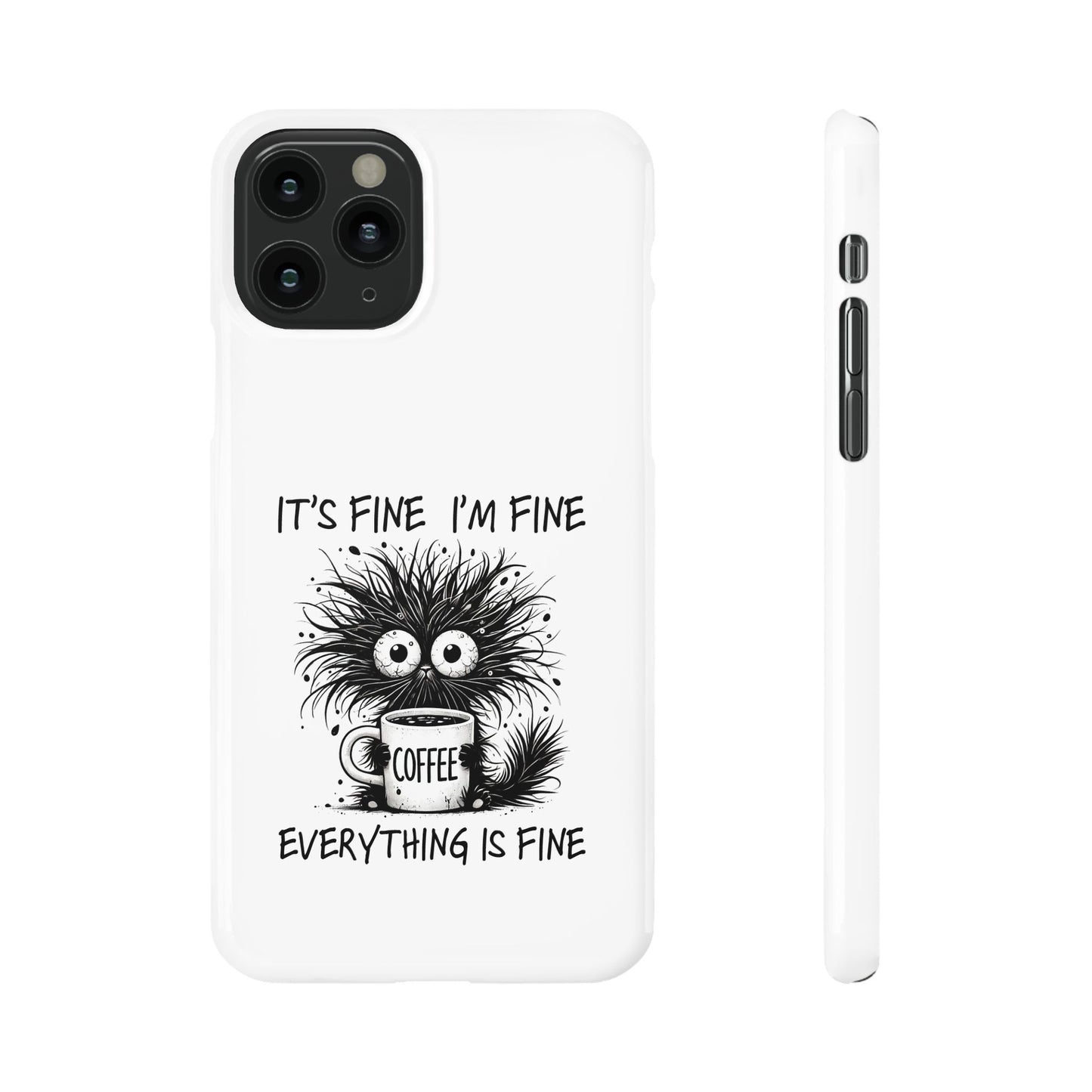 Funny Cat  - Slim phone Case