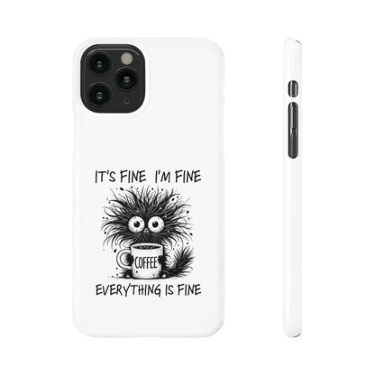 Funny Cat  - Slim phone Case