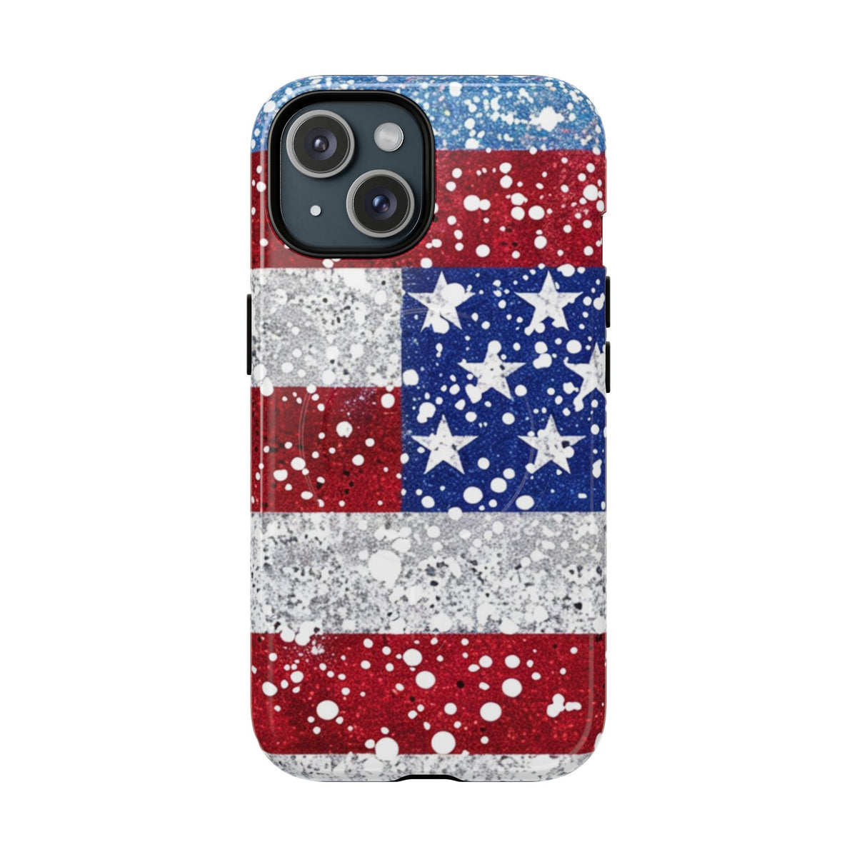 American Flag Design phone case -Tough Magnetic iPhone Cover