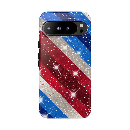 Glittery Patriotic Phone Case - Tough Cases