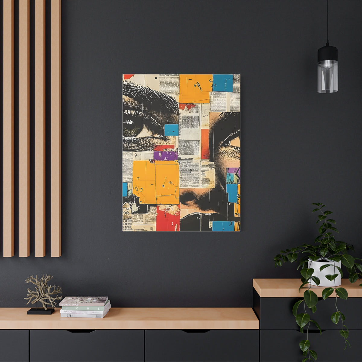 Canvas Wall Art -  Retro Pop Culture woman 4