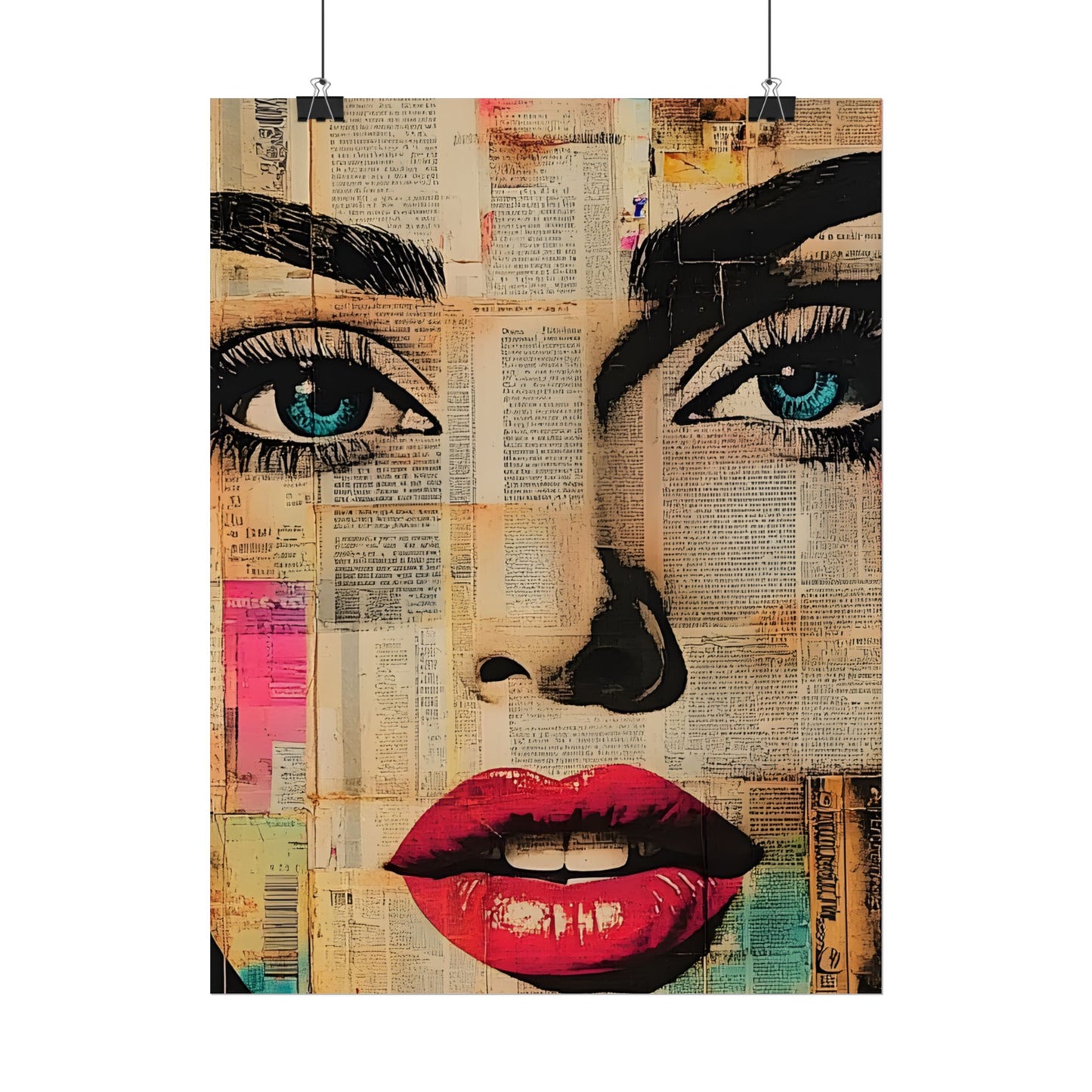 Retro Pop Culture Woman Poster 13 ,  Comic Wall Art